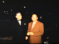 Bob & Stanley Driefus at Airport 1950